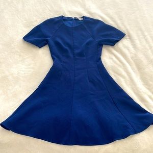 Whistles Blue Short Sleeved Dress Size US 2